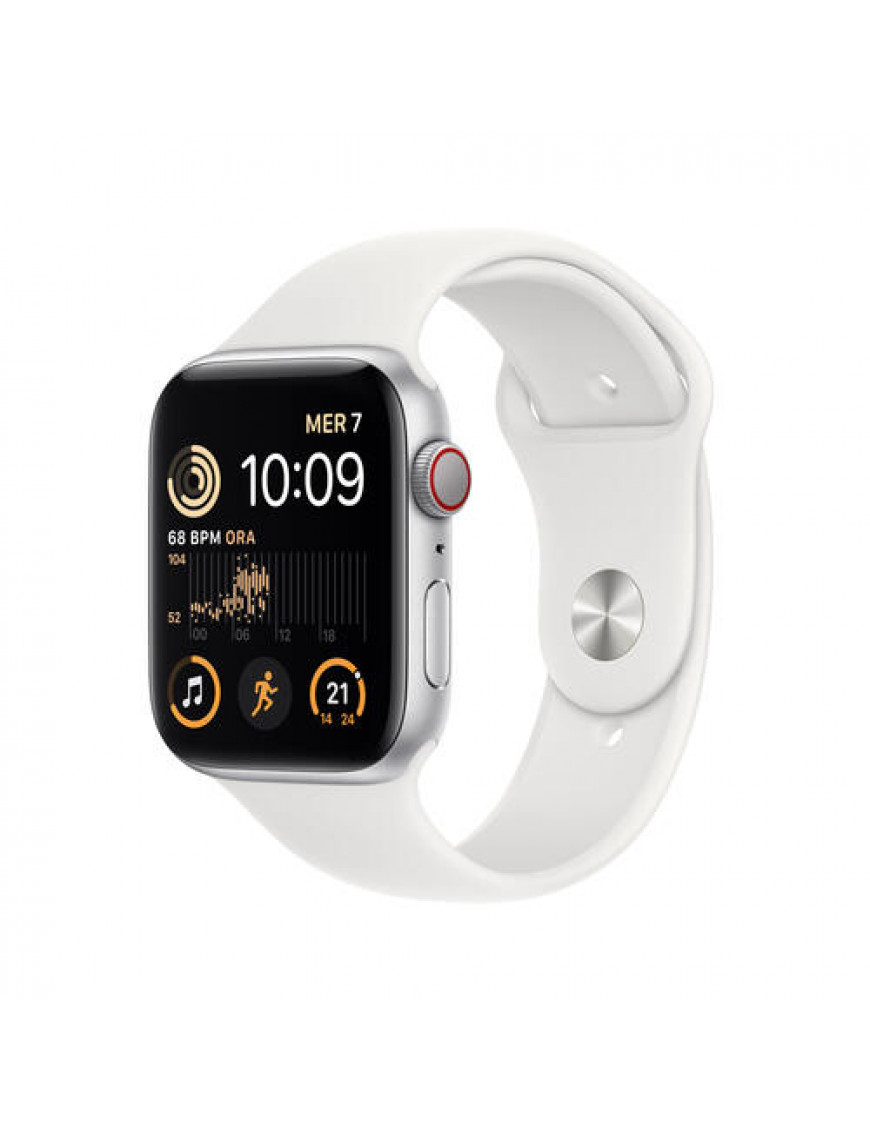 Apple Computer Watch SE (2.Gen) LTE 44mm Aluminium Silber Sp