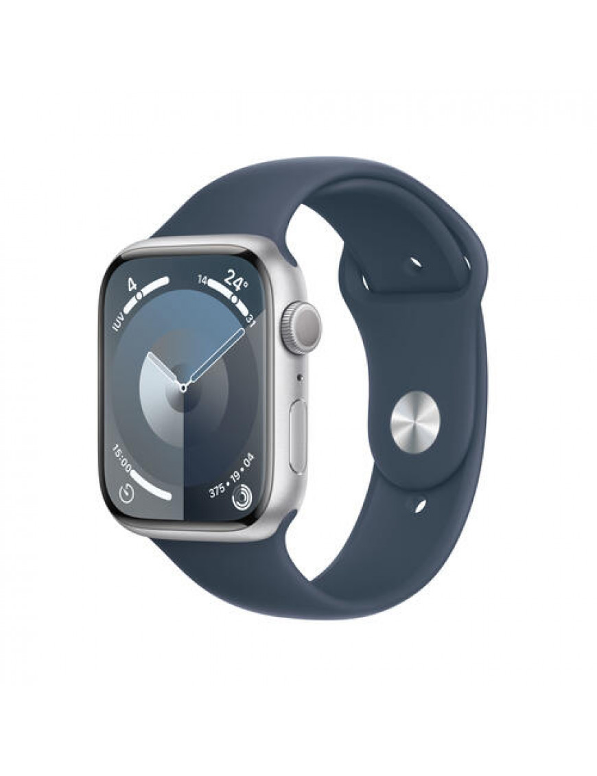 Apple Computer Watch Series 9 GPS 45mm Aluminium Silber Spor