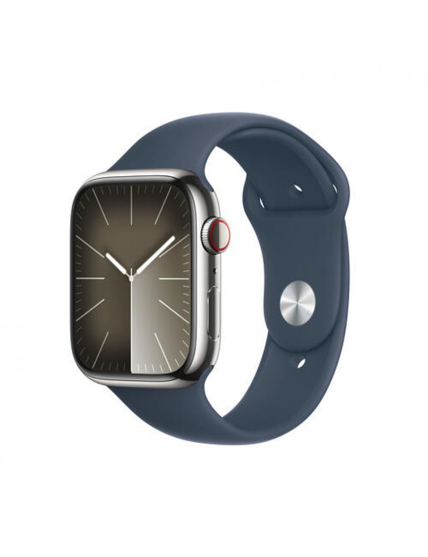 Apple Computer Watch Series 9 LTE 45mm Edelstahl Silber Spor