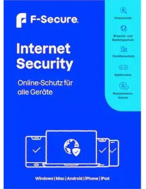 F-Secure Internet Security | 10 Geräte | 1 Jahr | Download &