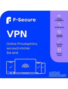 F-Secure VPN | 5 Geräte | 1 Jahr | Download & Produktschlüss