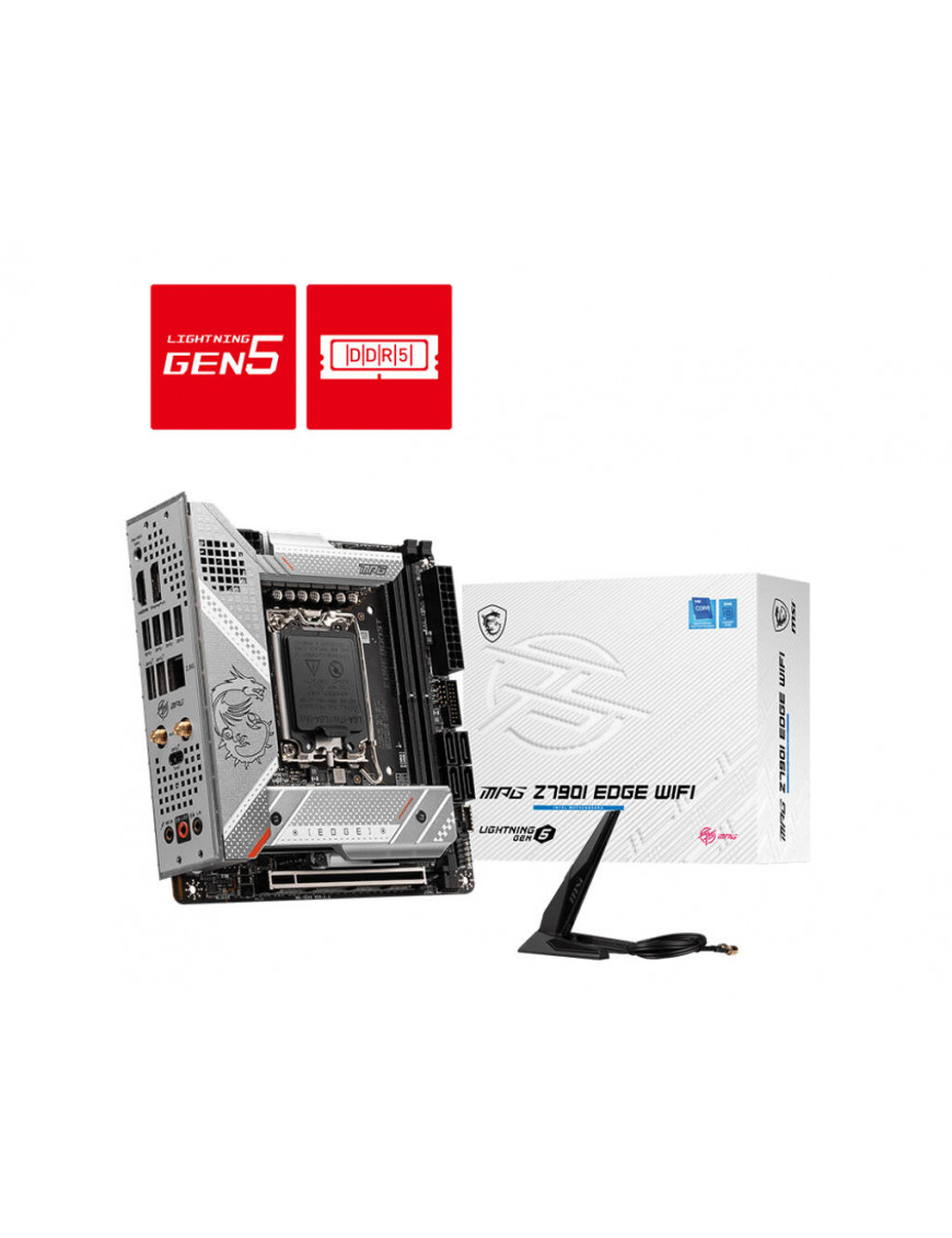 MSI MPG Z790I EDGE WIFI ITX Mainboard Sockel 1700 M.2/WIFI/B