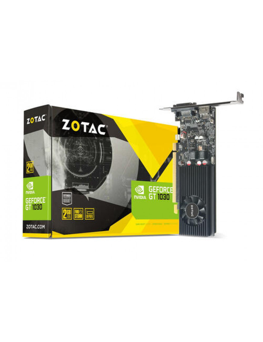 Zotac GeForce GT 1030 2GB GDDR5 Grafikkarte Low Profile DVI/