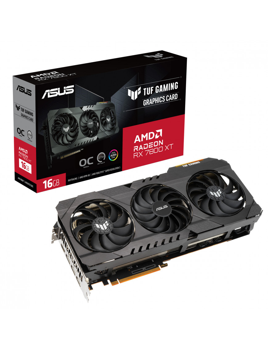 ASUS TUF Radeon RX 7800 XT OC Gaming 16GB GDDR6 Grafikkarte