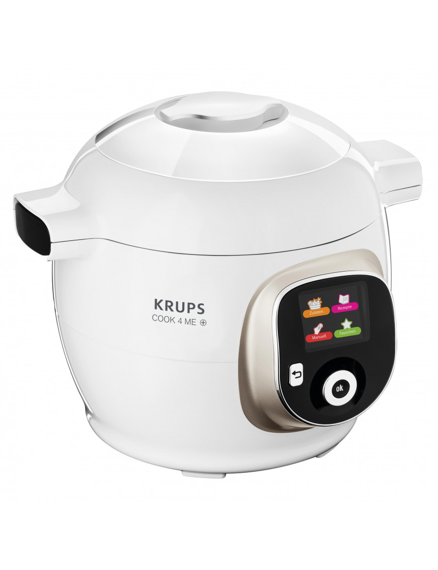 Krups CZ7101 Cook4Me+ Multikocher  6l, 1200 W, weiß/grau