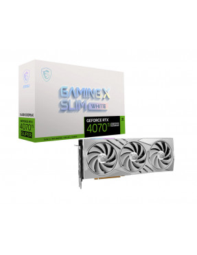 MSI GeForce RTX 4070Ti Super 16GB Gaming X SLIM White Grafik