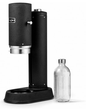 Aarke Carbonator Pro Wassersprudler mit Flasche, Mattschwarz