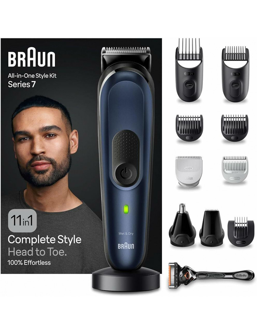 Braun MGK7450 All-In-One 11-in-1 Styling Set  - für Bart, Ha