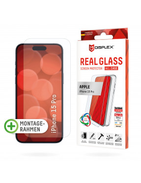 Displex DISPLEX Real Glass + Case Set iPhone 15 Pro