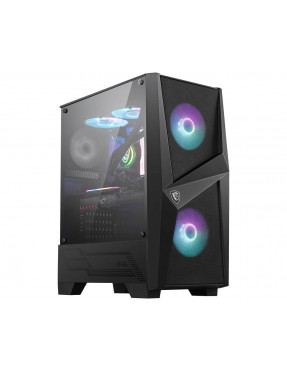 MSI MAG Forge 100R MIDI Tower Gaming Gehäuse, Echtglas Seite