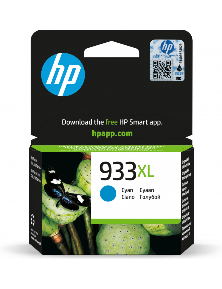 HP Tinte cyan Nr. 933XL (CN054AE) (Retail)