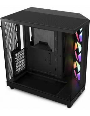 NZXT H6 Flow RGB - Mid-Tower Airflow Gaming Gehäuse Schwarz 