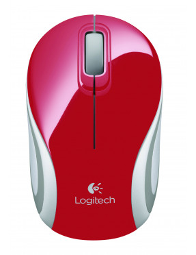 LOGITECH Logitech M187 Kabellose Maus Rot