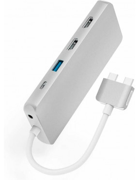 Hama 00200133 USB-C-Hub, Connect2Mac, Multiport für Apple Ma